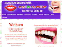 Tablet Screenshot of colorsmile.nl